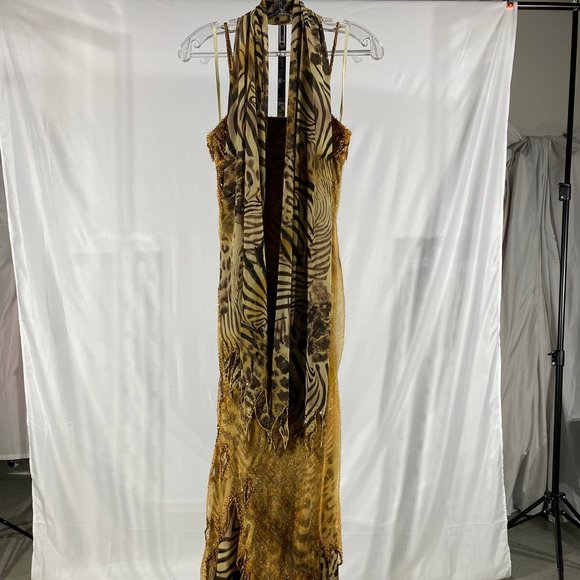 Alberto Makali - Dress with Shawl - Picture 6 of 10